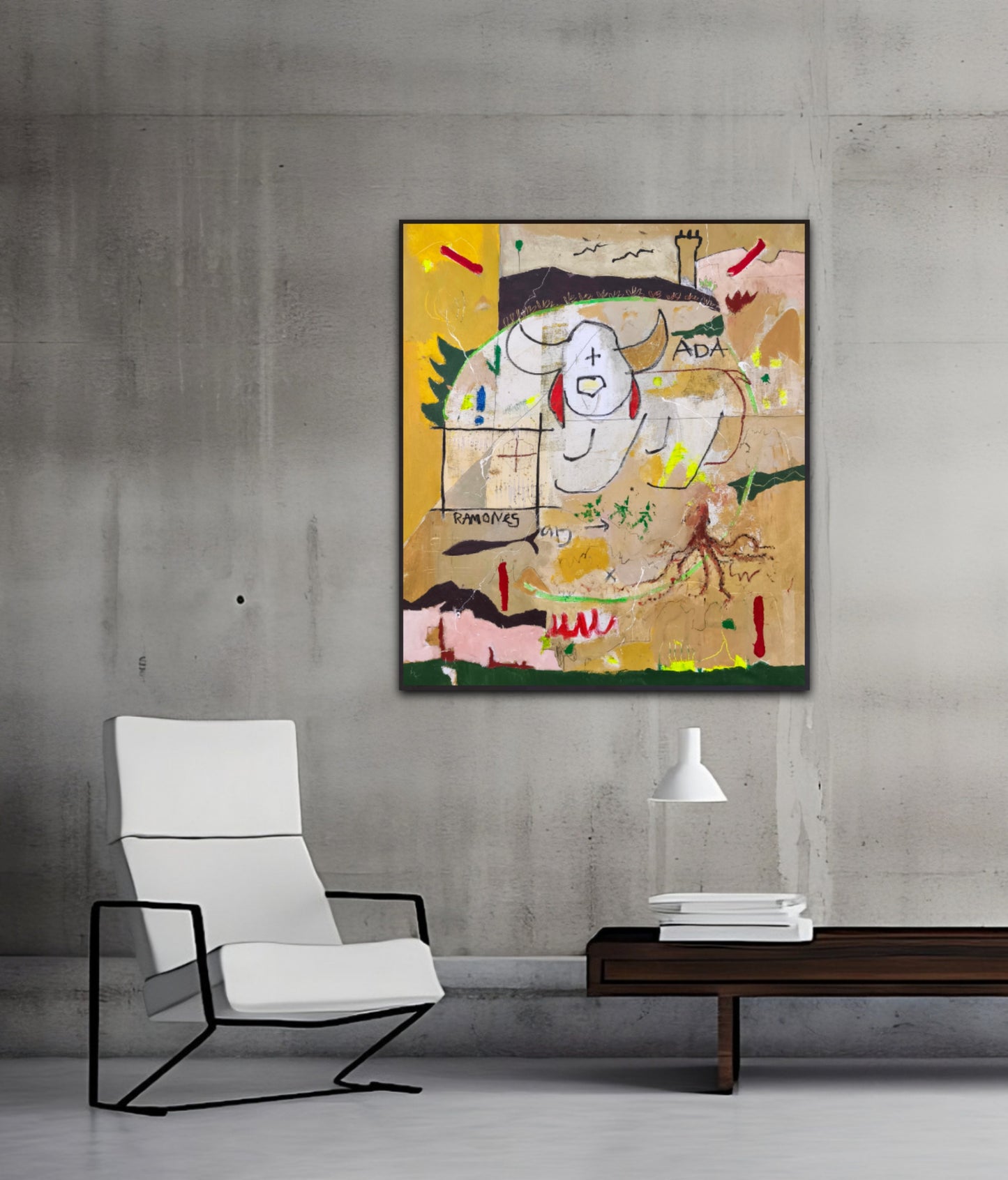 The dog with the red ears