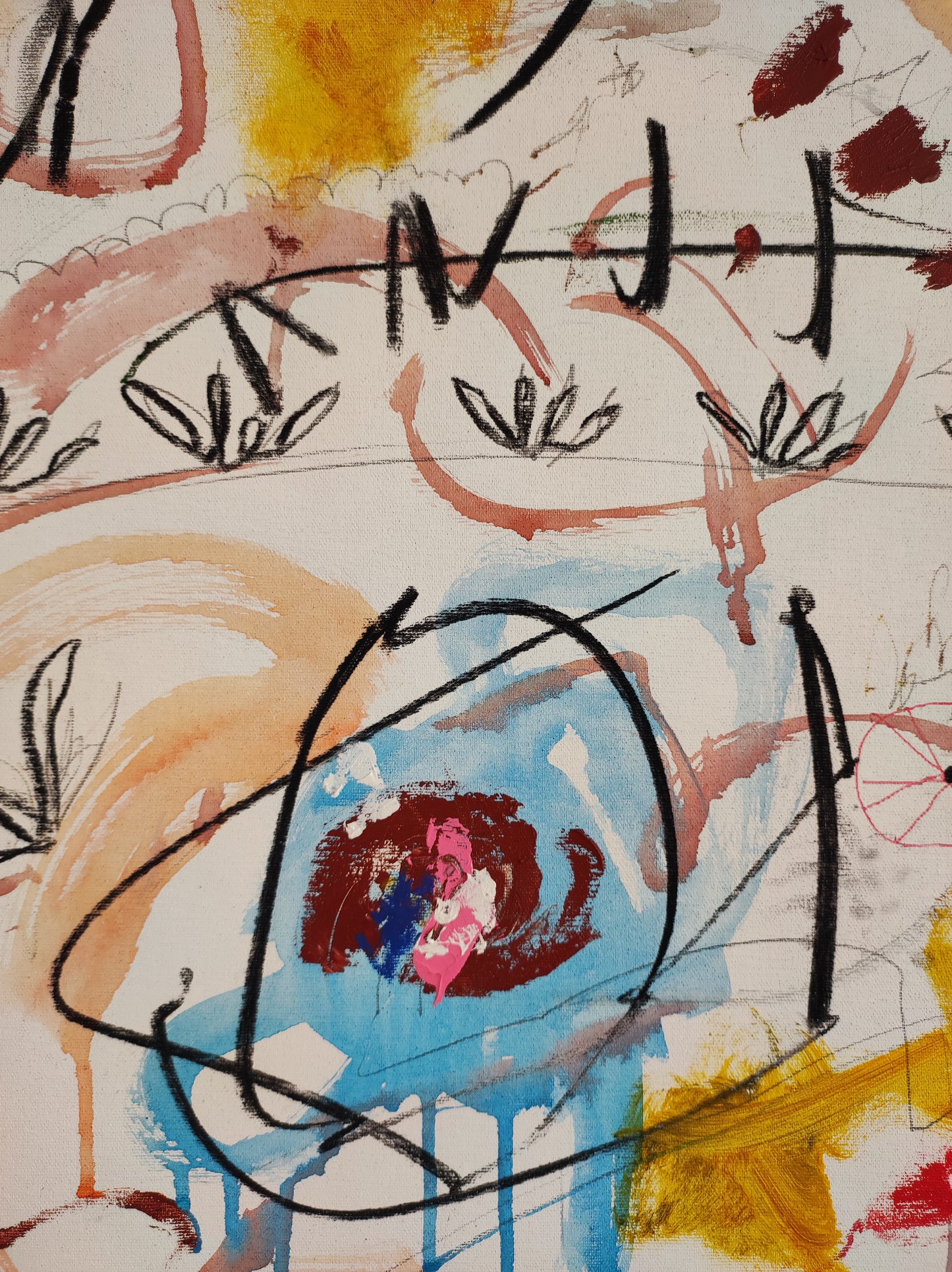 Con el cuerpo medio roto