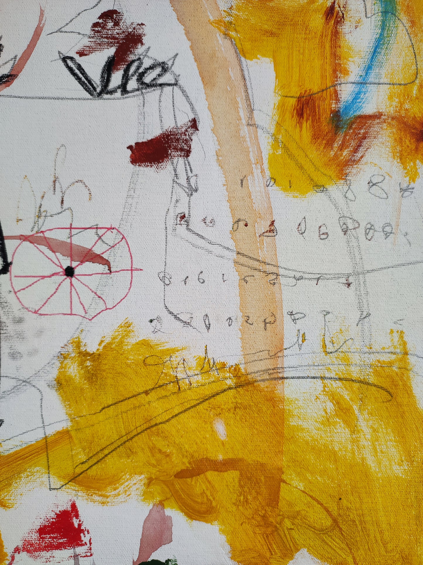 Con el cuerpo medio roto