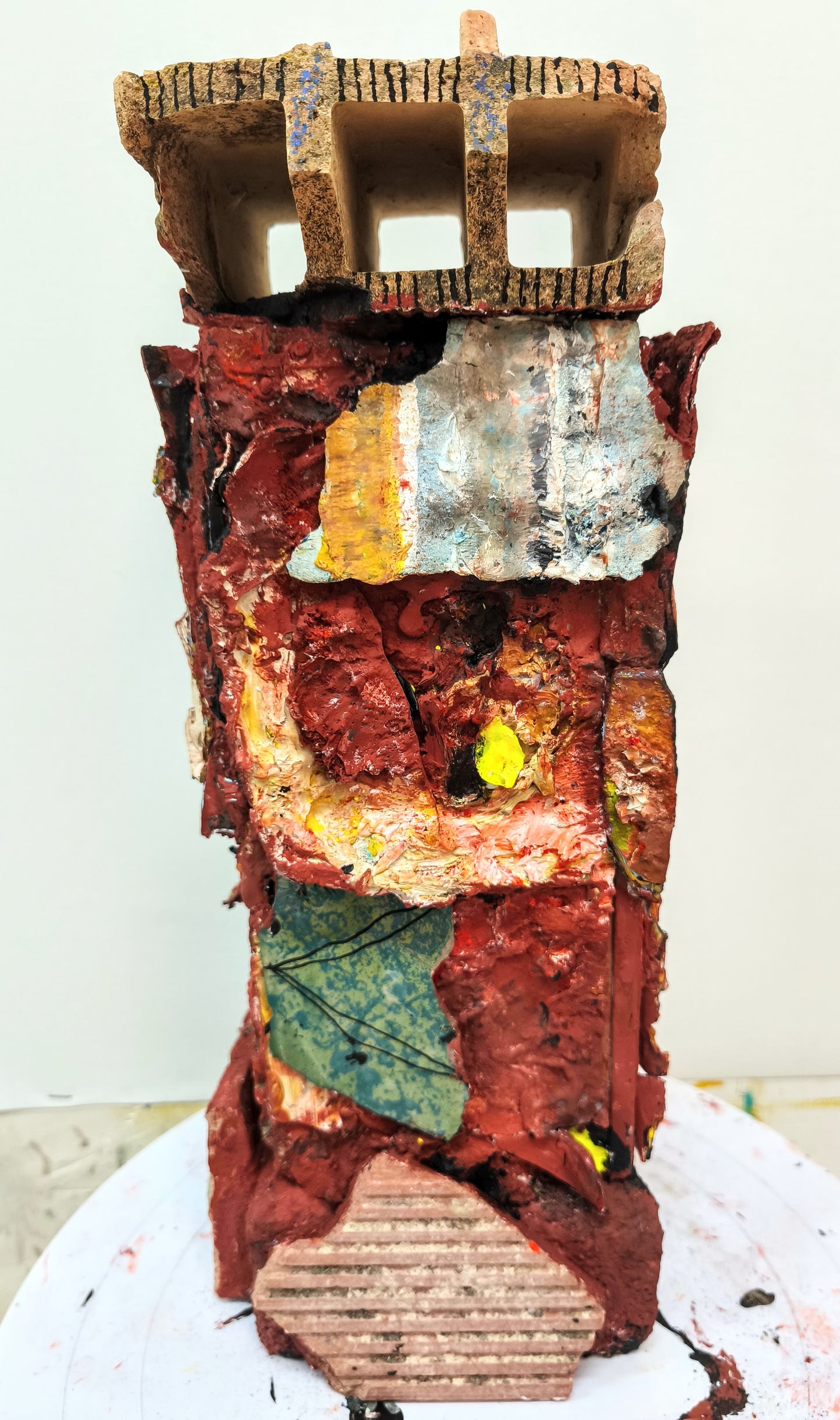 La piel cuarteada - escultura