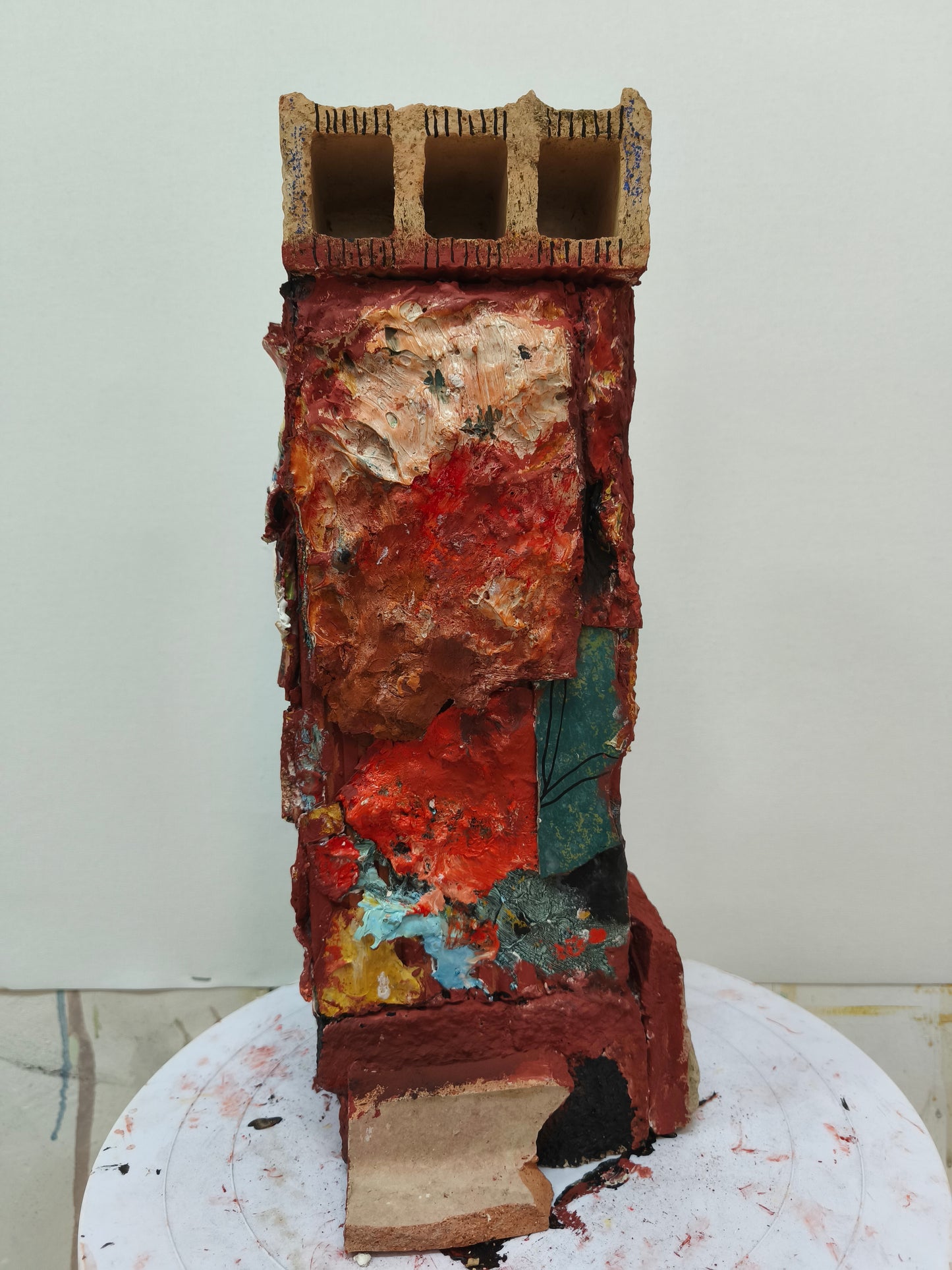 La piel cuarteada - escultura