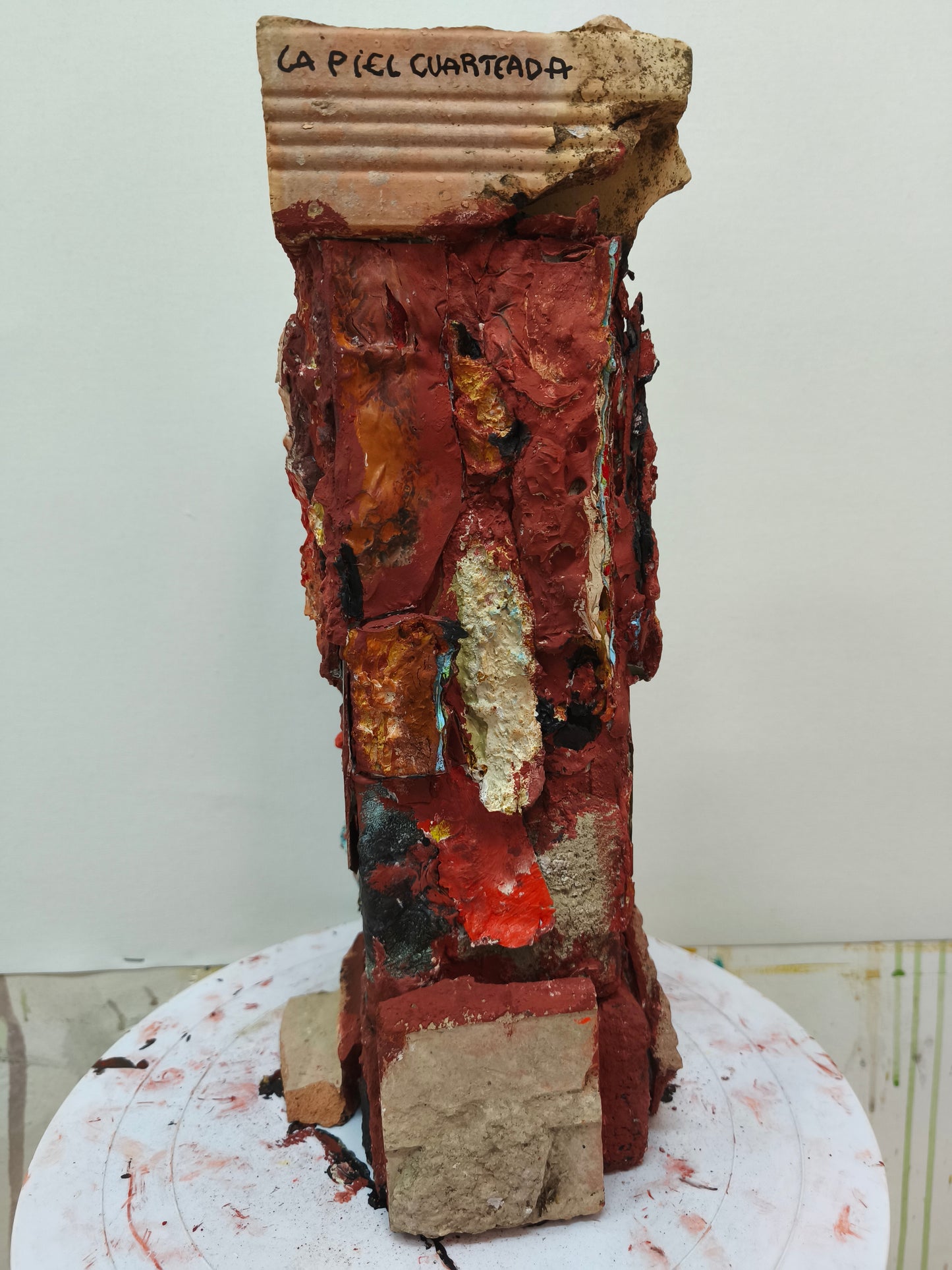 La piel cuarteada - escultura