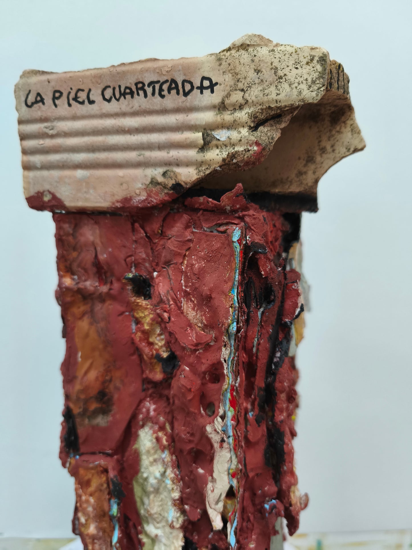 La piel cuarteada - escultura