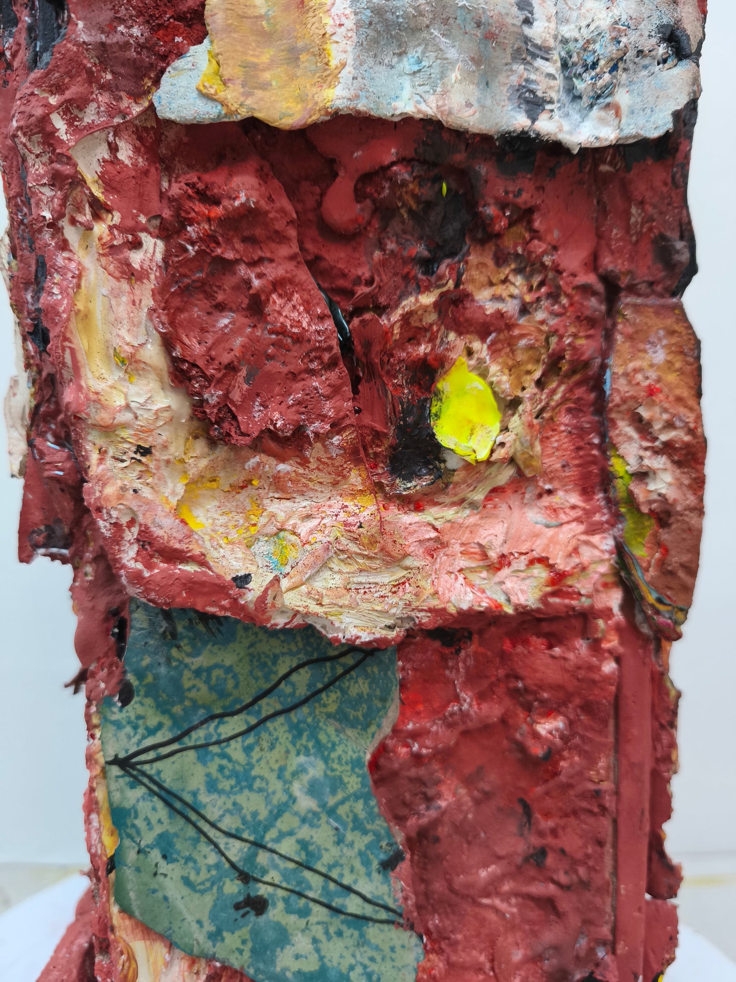 La piel cuarteada - escultura