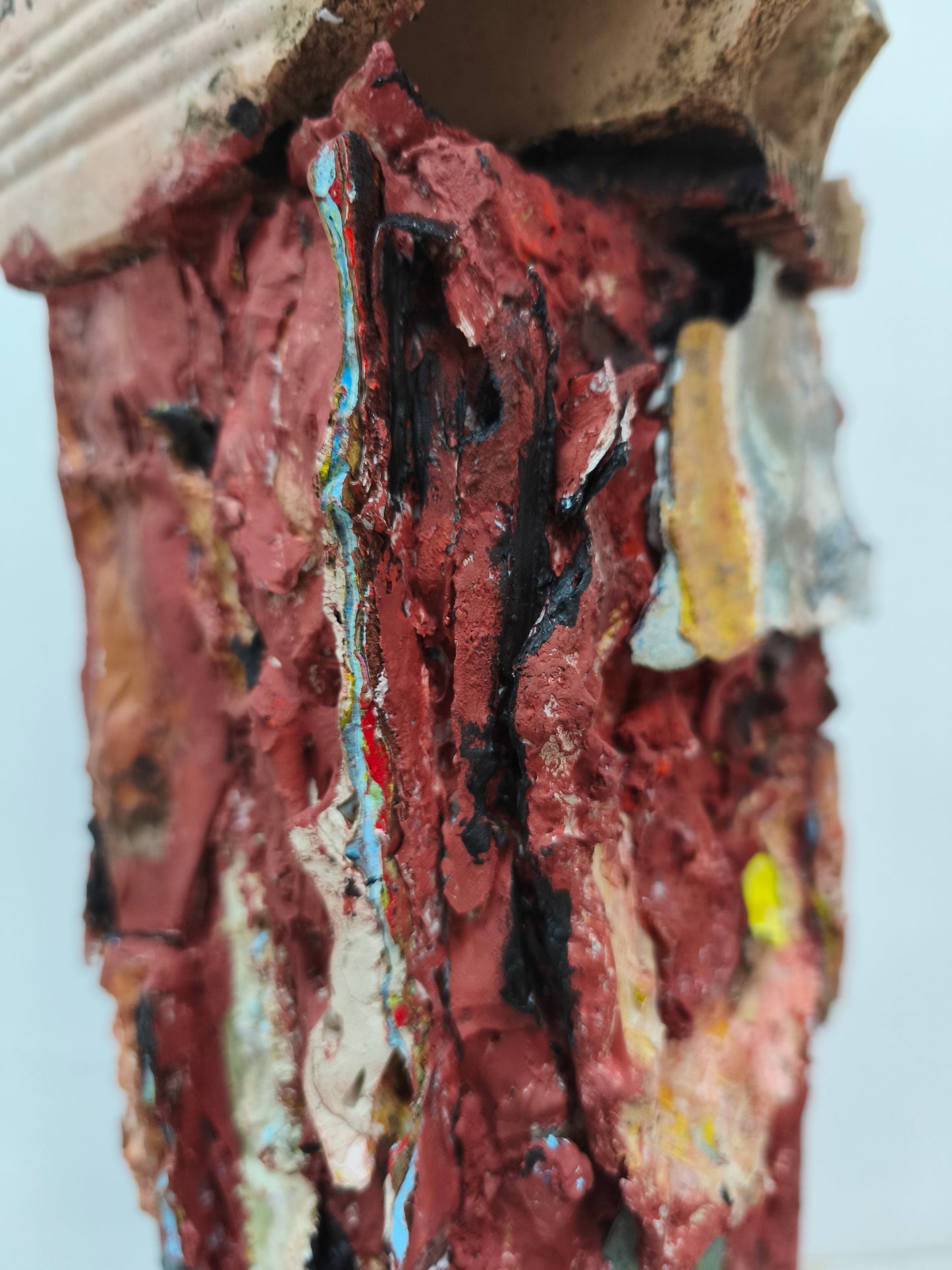 La piel cuarteada - escultura