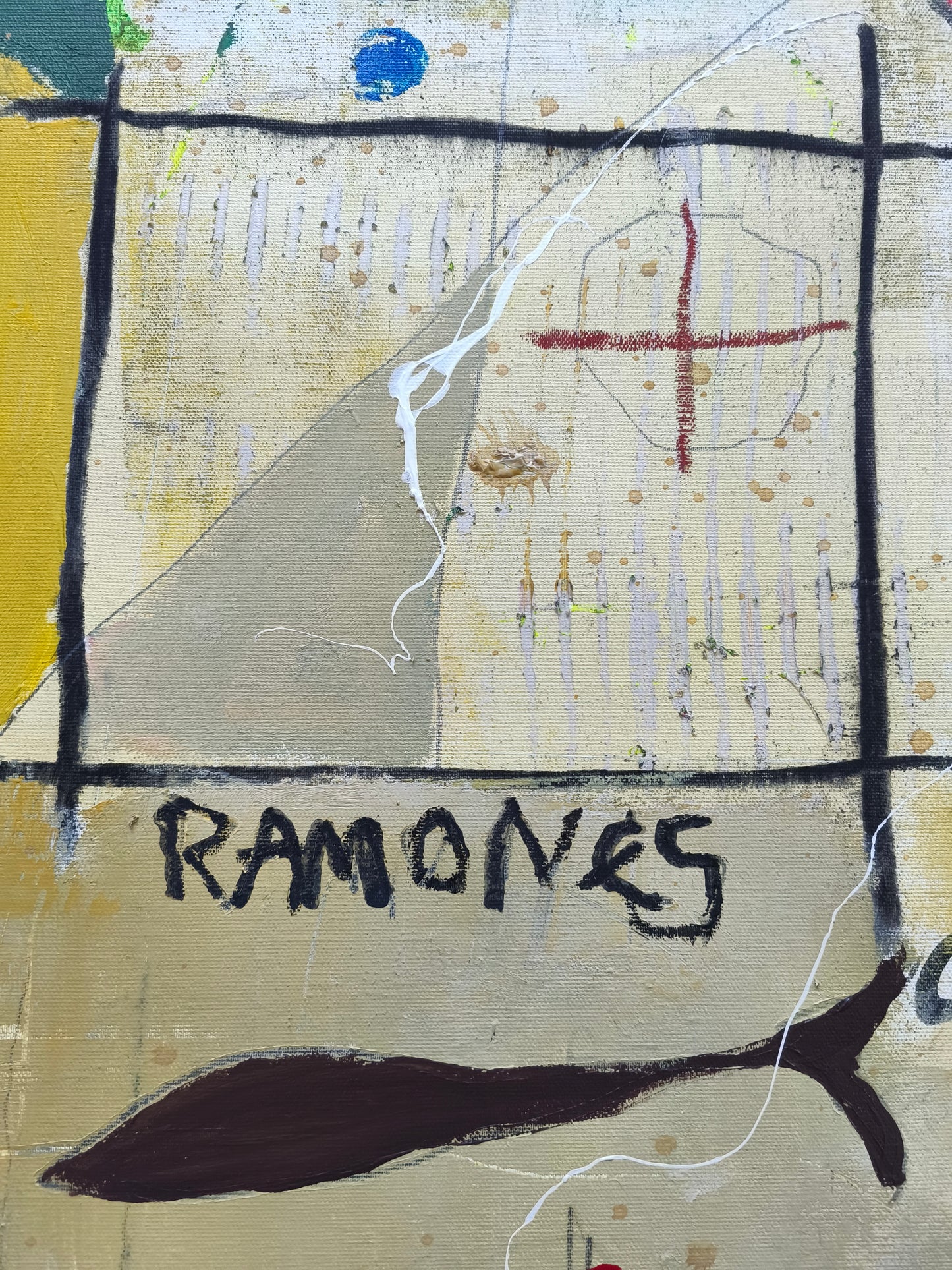 The dog with the red ears