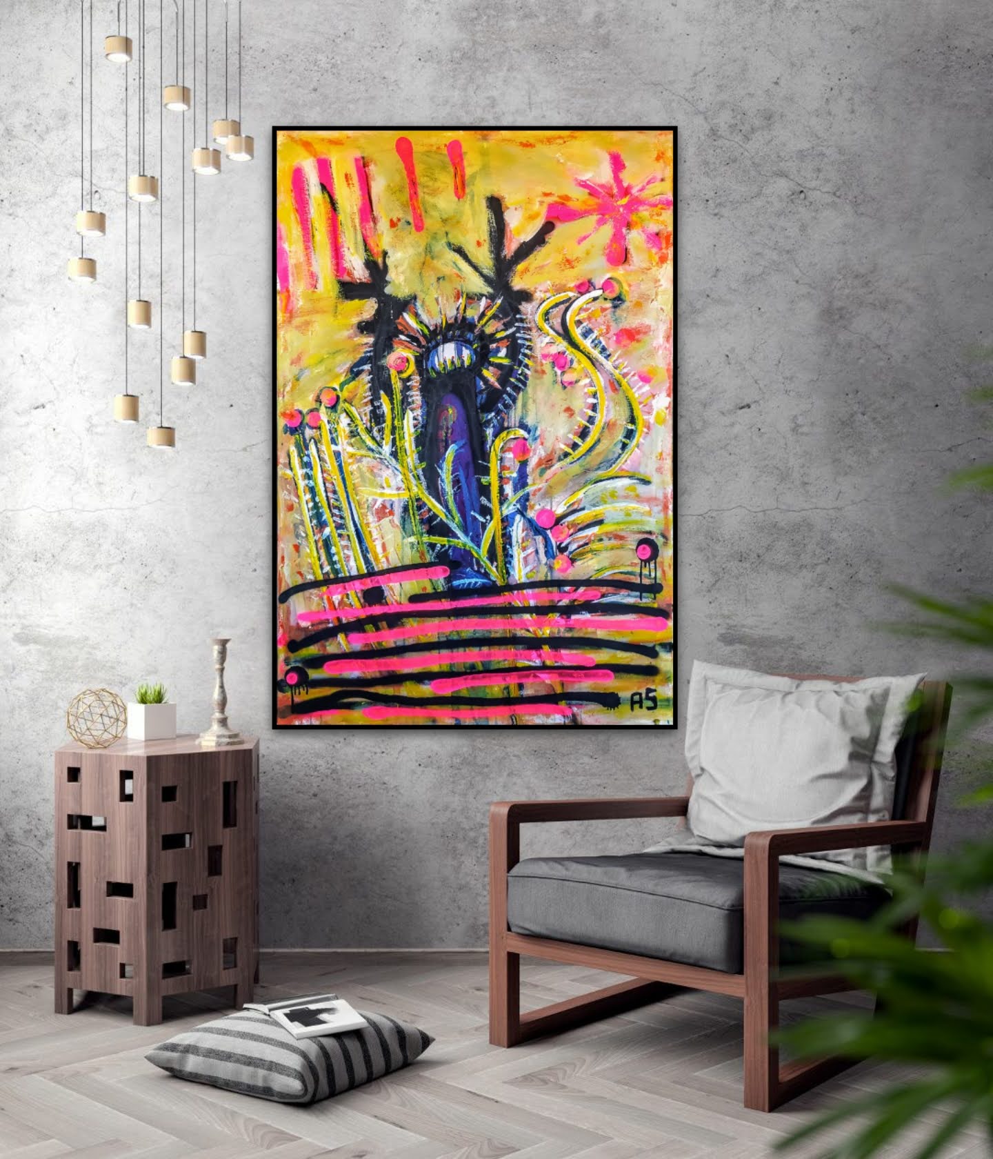 Orante reza a los dioses de la Naturaleza