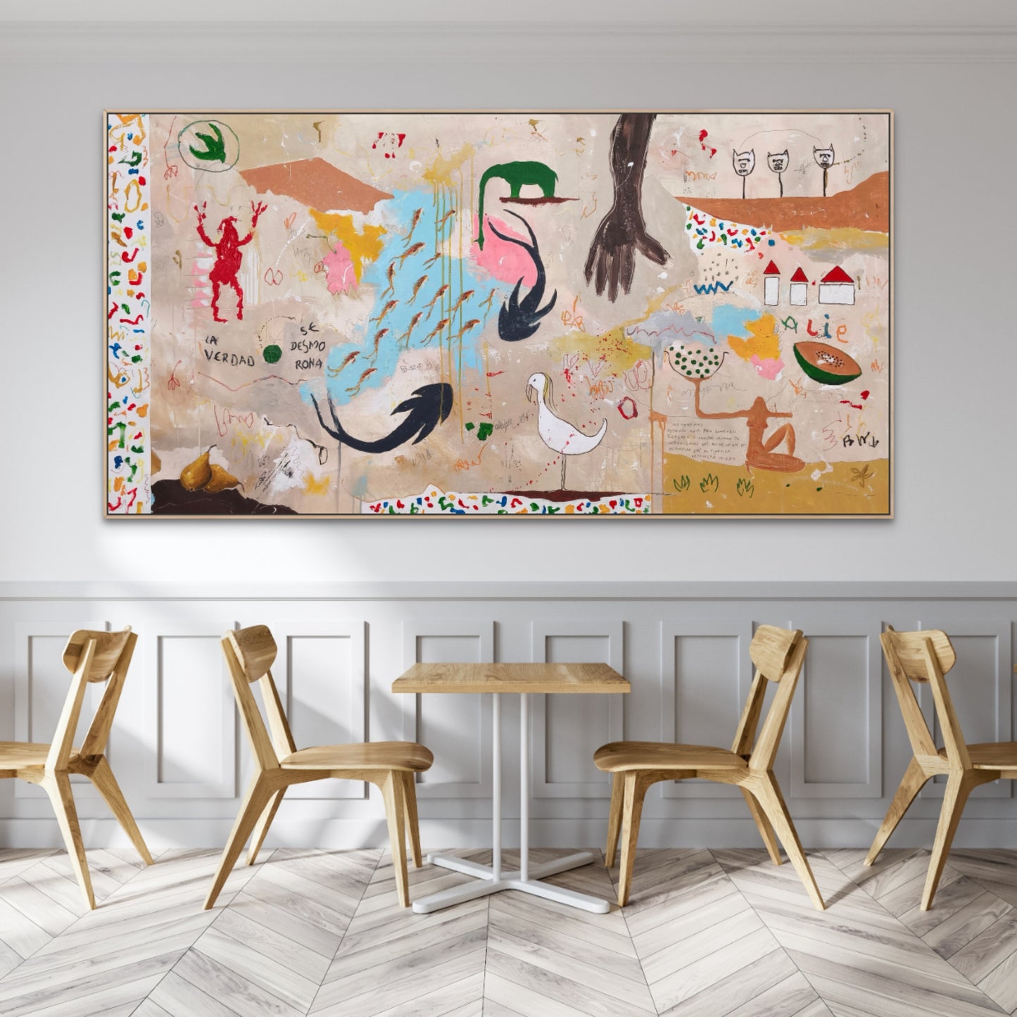 Bird and pear