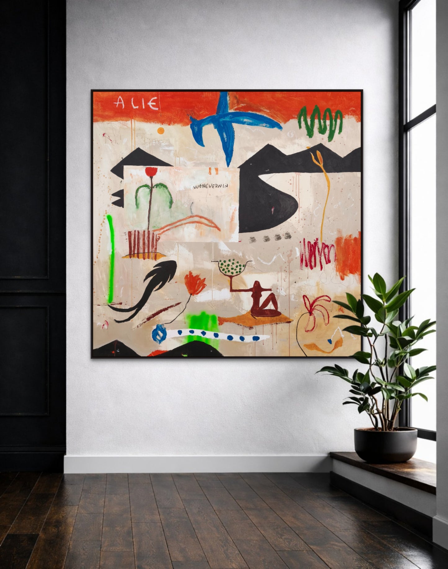 Bird, shark & mountains