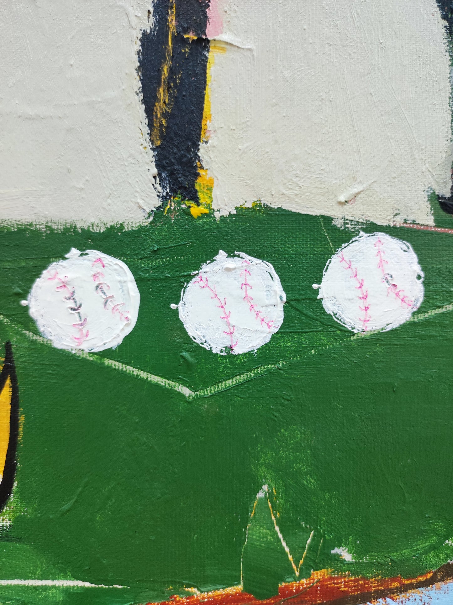 Baseball balls from other painting