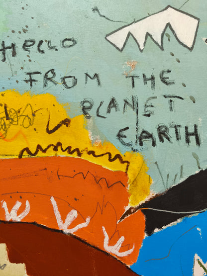 Hello from the planet earth