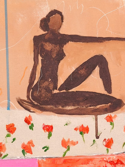 Behind the landscape