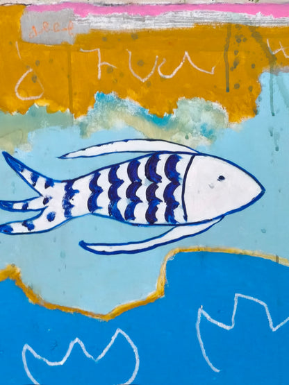 Behind the landscape