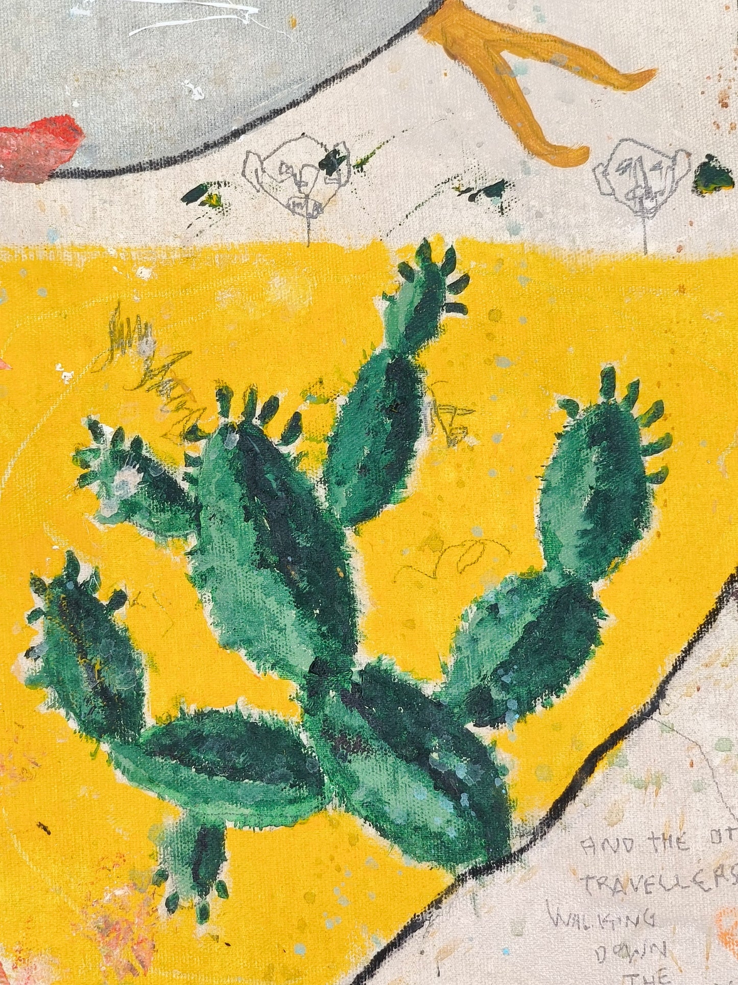 Walking down the track