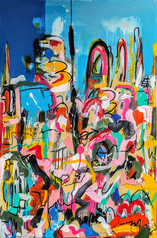 Blue landscape I